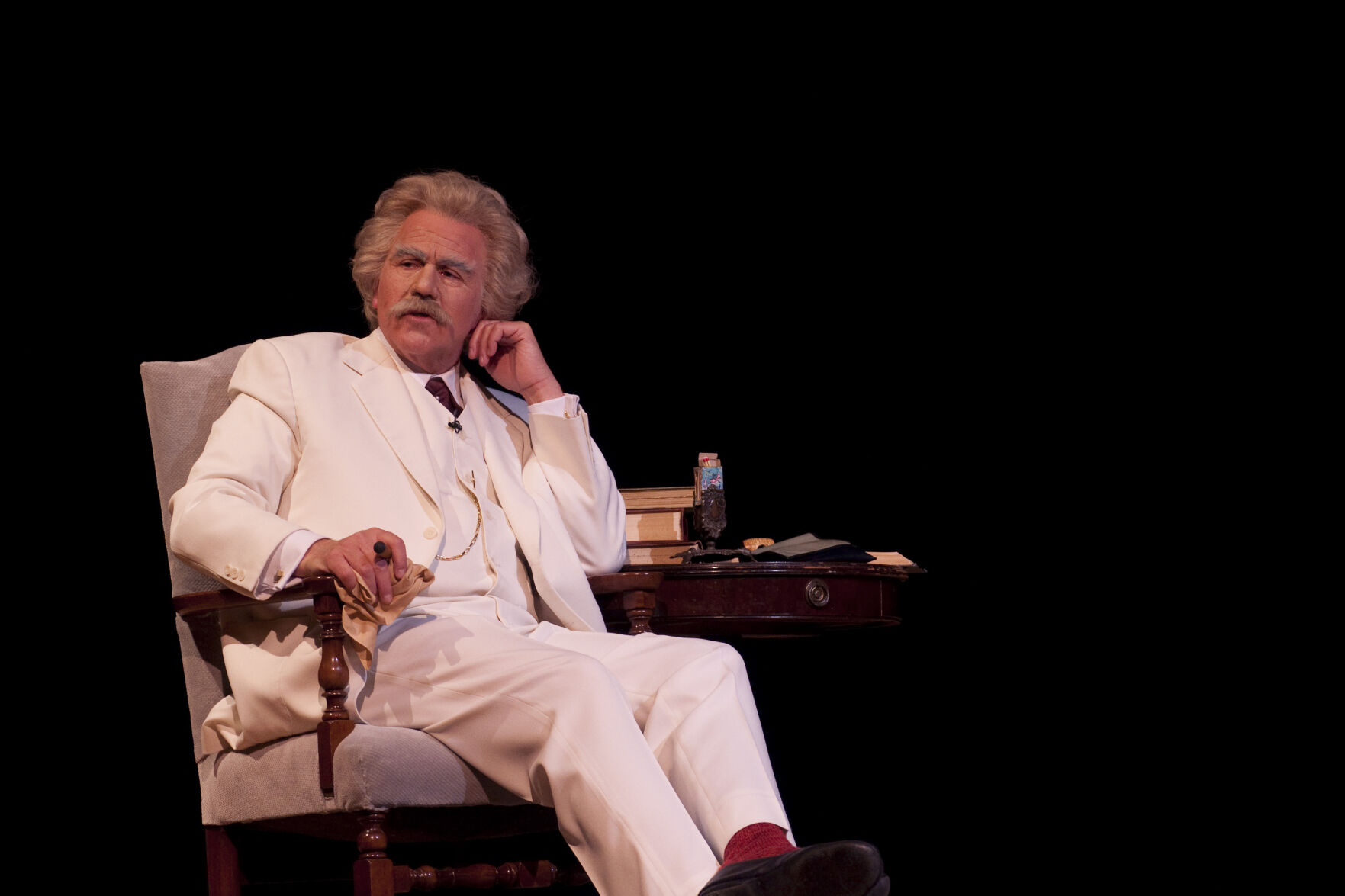 Mike Randall as Mark Twain live (copy)
